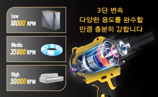 Soffiatore Aria Senza Fili DeWalt - 1000W Brushless, Per Pulizia Garage E Officina