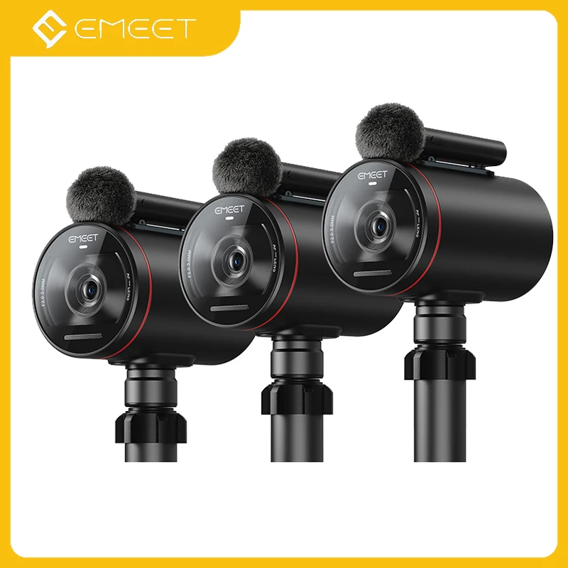 3Pcs Wireless Streaming Camera 1080P Webcam Con Sensore Sony Emeet Streamcam One Multi-Fotocamera Per Youtube/Twitch/Facebook