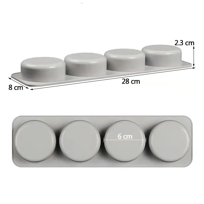 Silicone Soap Molds 4 with Oval Round Square Soap Molds Silicon Mold for  Soap Making Soap Molds Silicone Molds for Baking