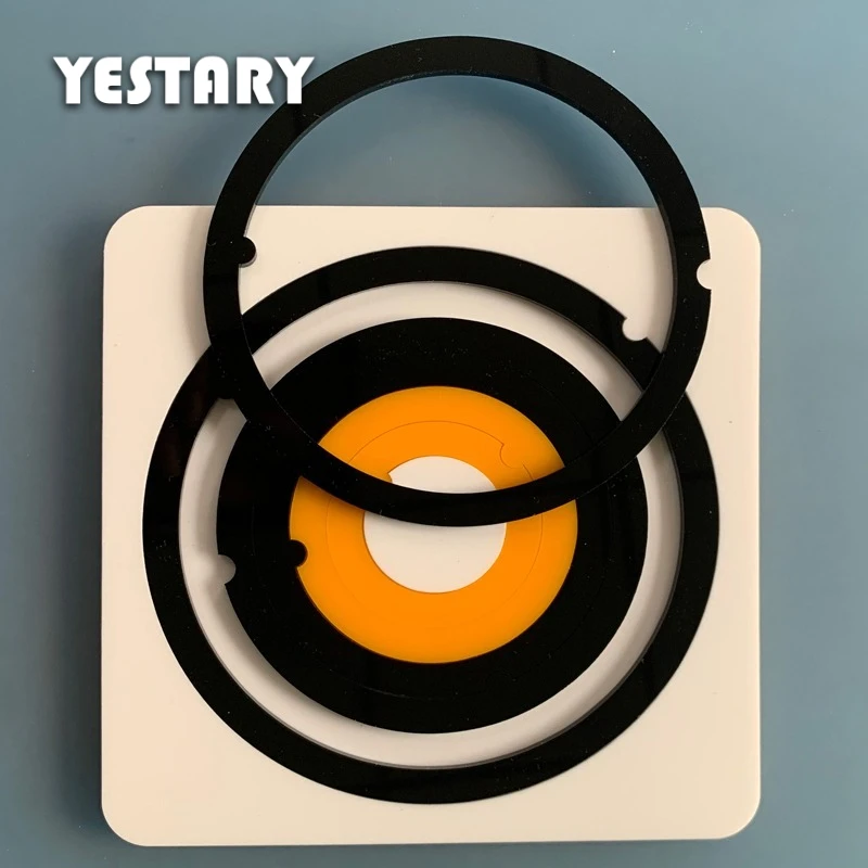 

YESTARY Acrylic Puzzle Toys 6PCS Record Model Jigsaw Puzzle IQ Brain Teaser Board Games Puzzles Toy For Adult Childrens Gifts
