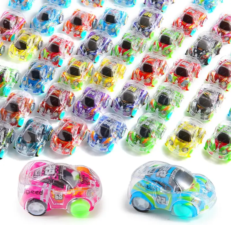 12/100Pcs Mini Pull Back Cars Set Pull Back Racing Vehicles for Kids Toddlers Pinata Fillers Goodie Bag Stuffers for Boys Girls - Image 6