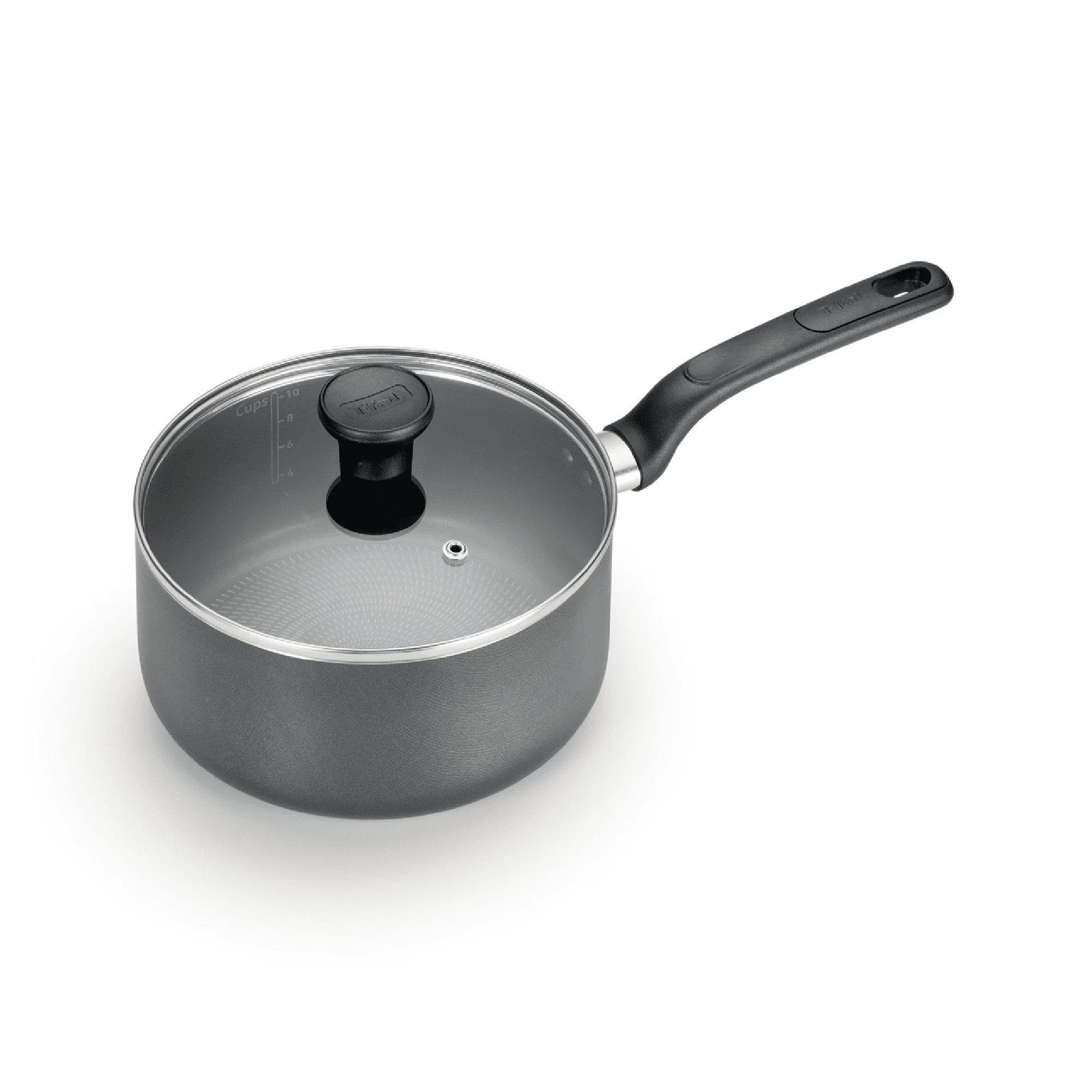 

Антипригарная кухонная посуда T-fal, легко уход, кастрюля, 2 кварты, серая