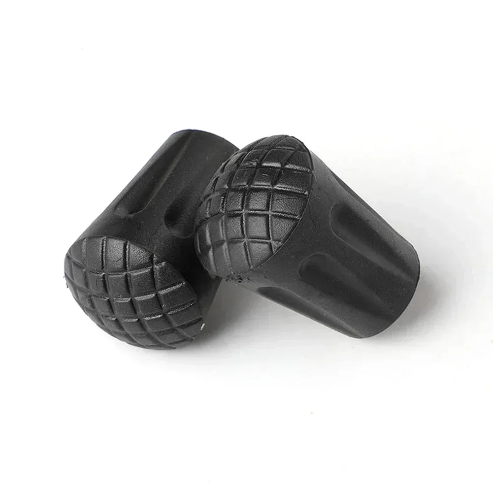 Walking Pole Sticks 12Pcs Trekking Poles Trekking Pole Tip Protectors End Reinforced Rubber Tip End Cap