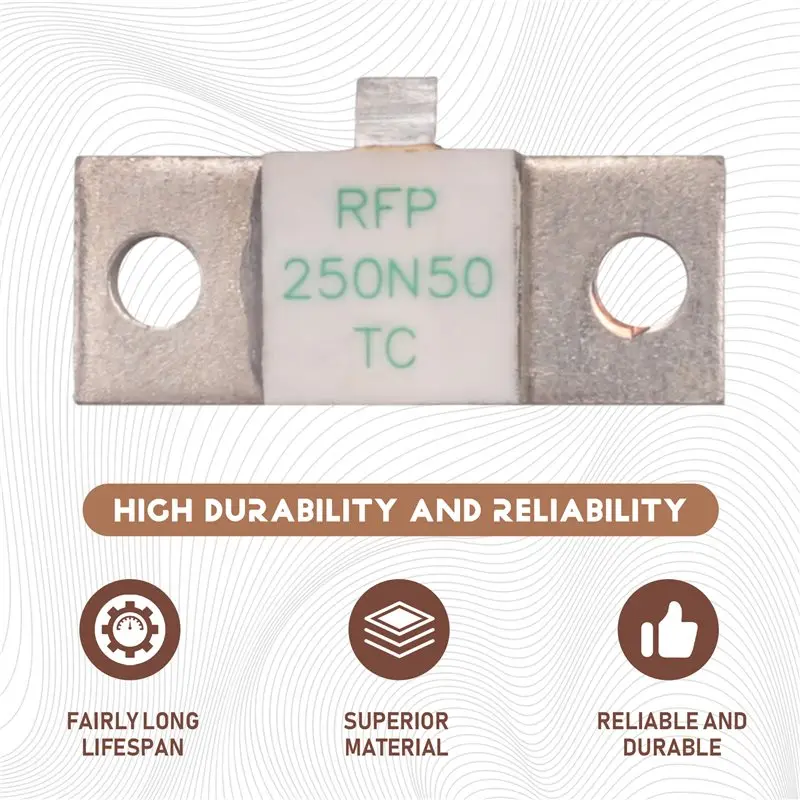 RFP250N50TC 250W 50옴 RF 더미 로드 저항기, 무선 주파수 애플리케이션용, 햄용 고출력, 무선 안테나 테스트용