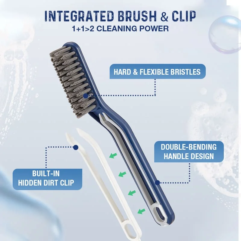 New bathroom cleaning brush gap brush two-in-one small clip hair window cleaning  brush kitchen multifunctional brush - AliExpress