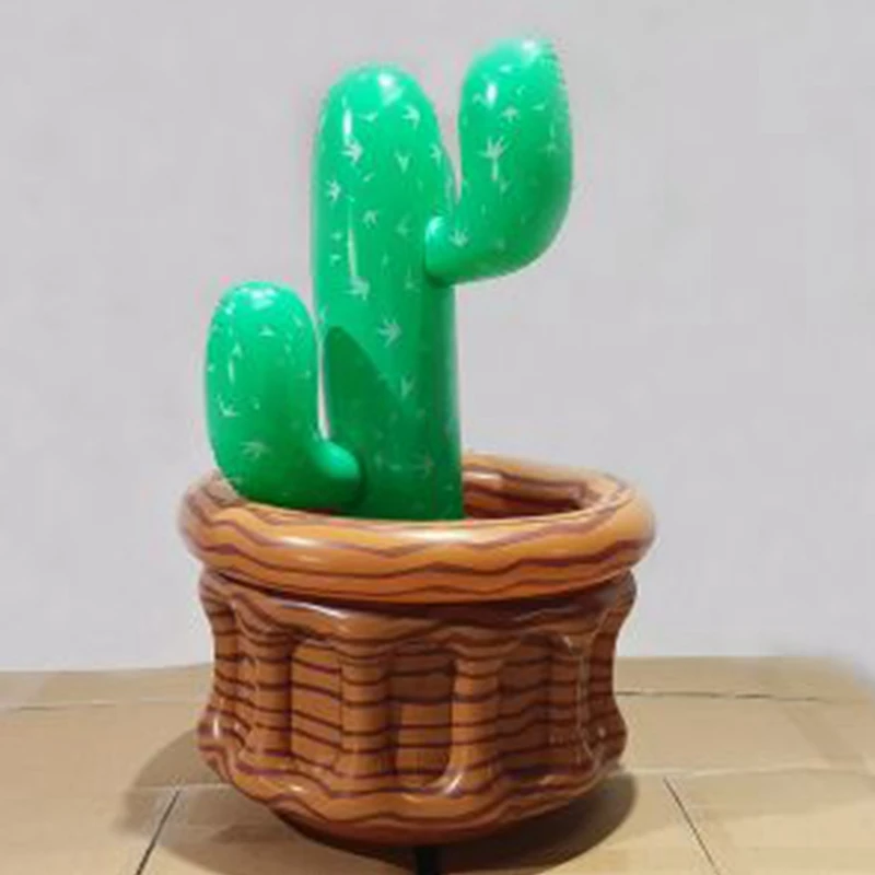 Summer Swimming Party Inflatable Cactus Beer Cooler Novelty Mexican Cinco De Mayo Cactus Party Decoration Outdoor Pool