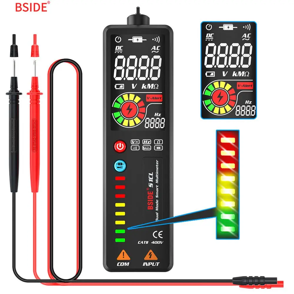 BSIDE 2.4 LCD Voltage Detector Non contact Circuit Volt Tester Pen