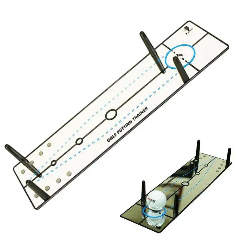 Golf Putting Mirror Golf Swing Straight Practice Eye Line Golf Accessories Putter Mirror Alignment Training Aid Swing Trainer 5