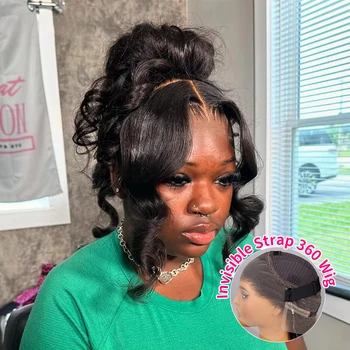 360 Hd Full Lace Frontal Wig Body Wave Lace Front Human Hair Wigs 200Density Brazilian Pre Plucked 13x4 Lace Front Wig For Woman