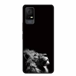 Coque de téléphone souple en silicone peinte - Design astronaute avec protection bumper