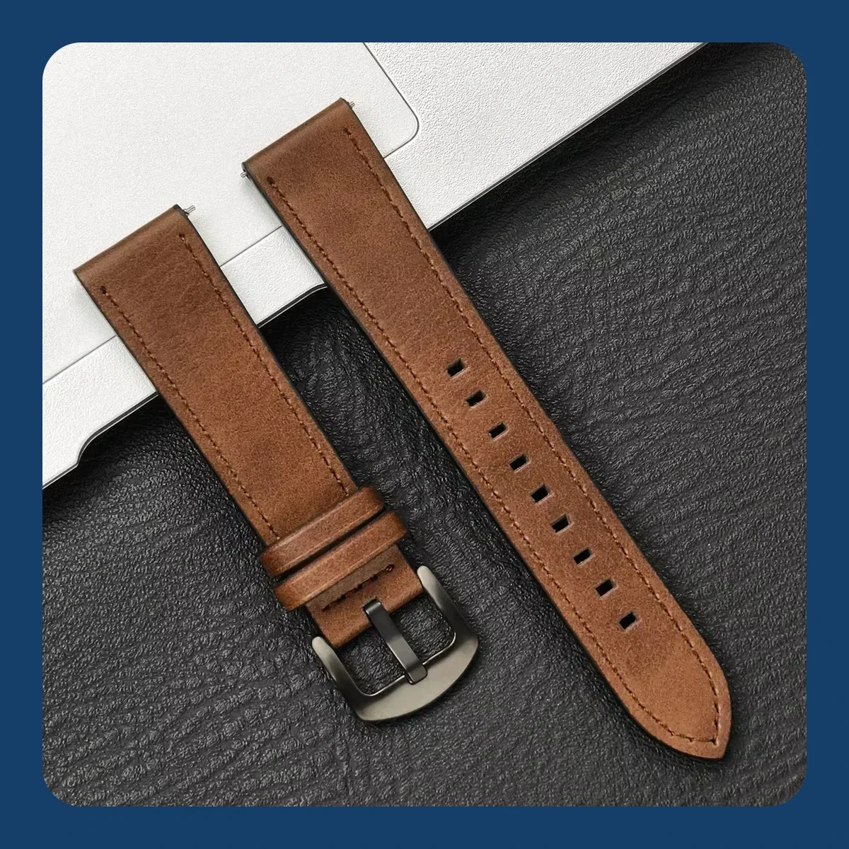 Versatile Silicone Watch Band - 20mm/22mm | Classic & Durable Strap