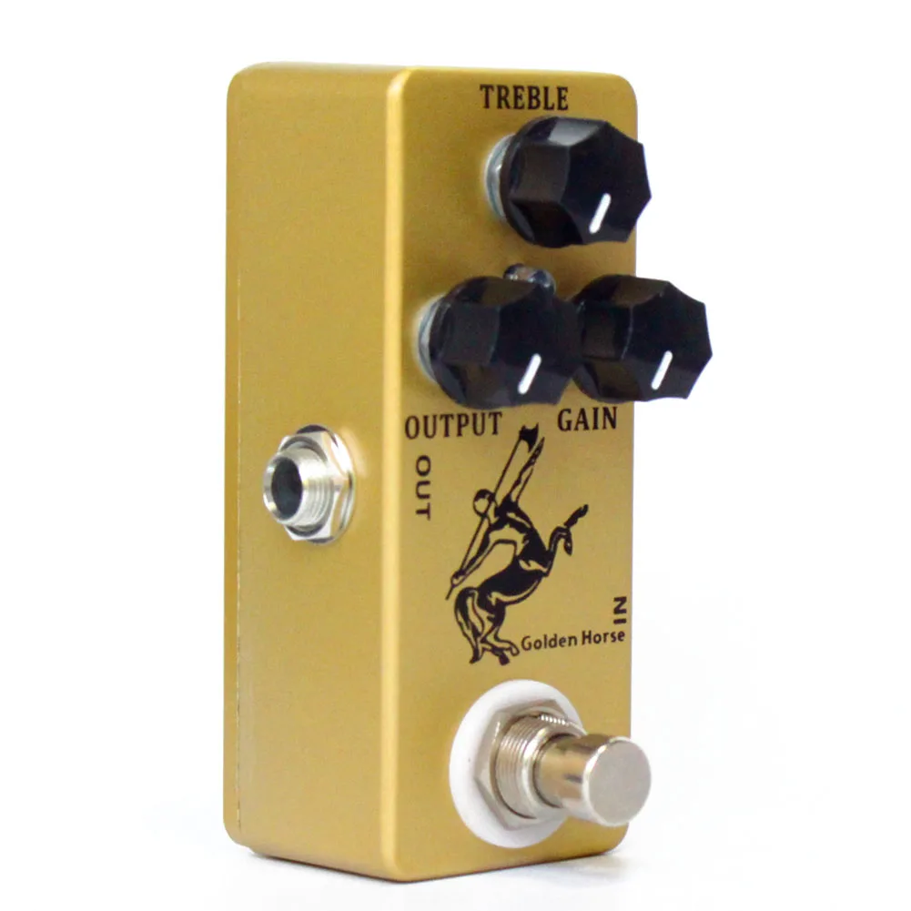 

MOSKY Silver Horse Guitar Effect Pedal Over Drive Boost Effect Bypass Metal Shell Musical Instruments Guitars Accessories