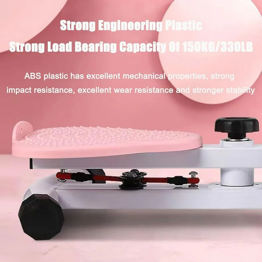 Waist Whisper Waist Twisting Machine, Waist Sculptor Machine Twiister with Handles and Drawstring, Waist Slimming Balance Rotati