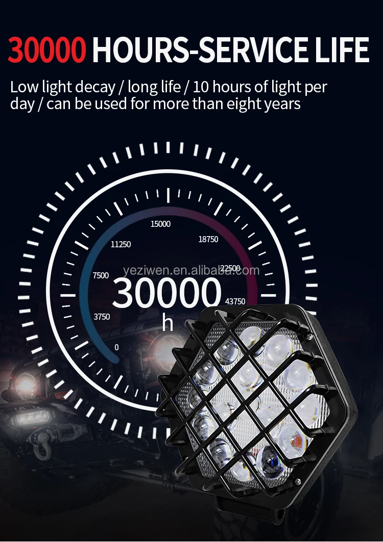Auto Work Light 150W Led Light Round Square LED Offroad LED Bar 5.5 Inch Spot Fl