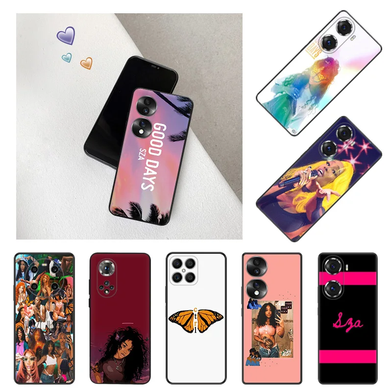 Custodia Opaca Per Telefono Per Honor Play 6T 6C 9A X9 X8 X7 X6 X40 70 60 50 Lite 20 Magic4 30I 8X Sza Solana Imani Rowe Cover Antiurto