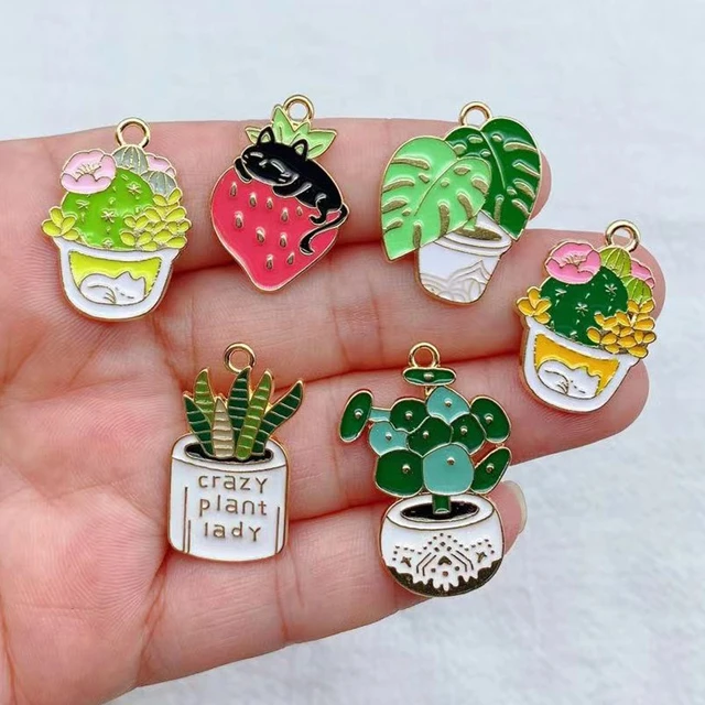 10pcs Cake Charm For Jewelry Making Bulk Craft Supplies Enamel Food Earring  Charms Pendants Accessories Metal Materials - Charms - AliExpress