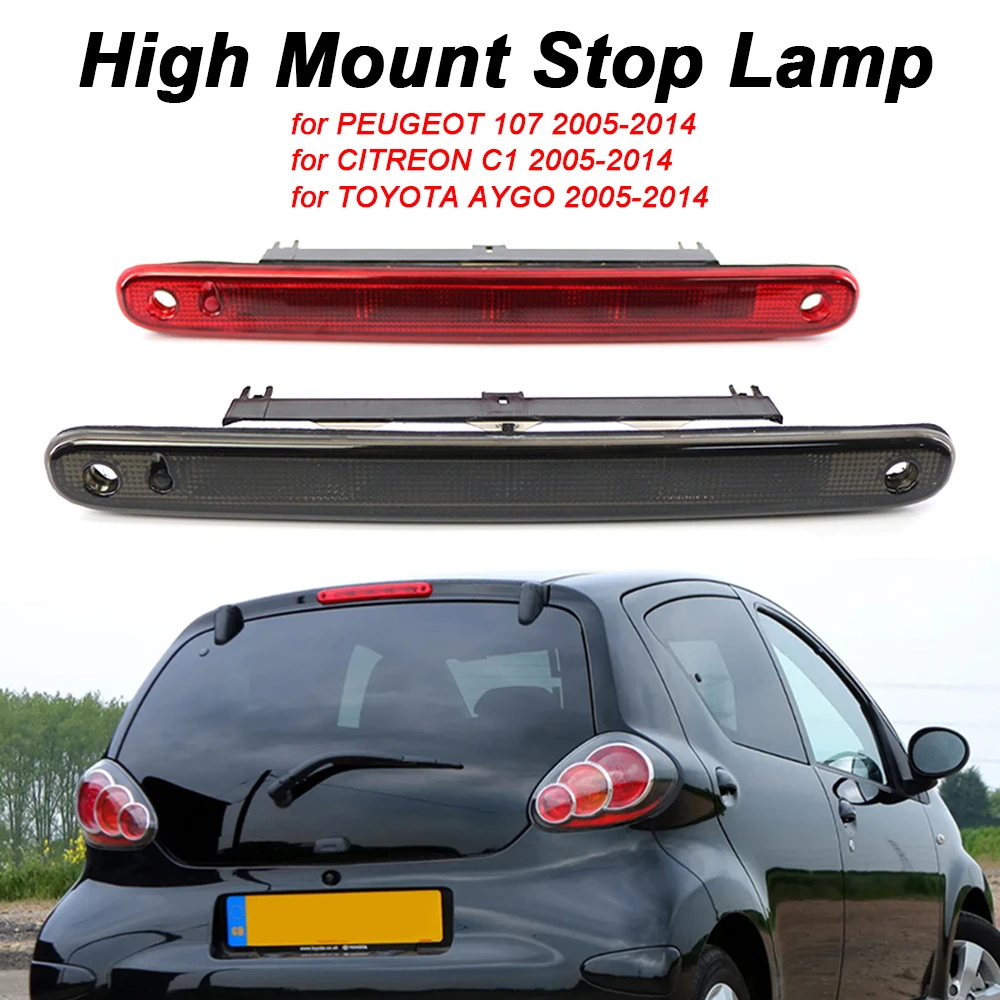 2x Led High Level Mount Rear Brake Light Third Tail Stop Sig  Jm