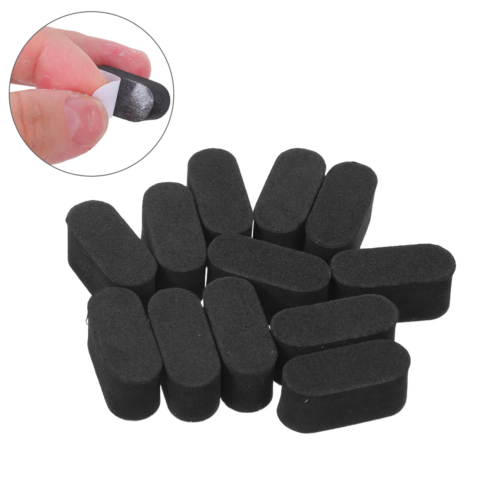 30Pcs 접착식 충격 흡수 발 매트 드론 스키드 패드용 미끄럼 방지 Fpv 랜딩 패드 야외 Fpv 이륙 착륙 안정성