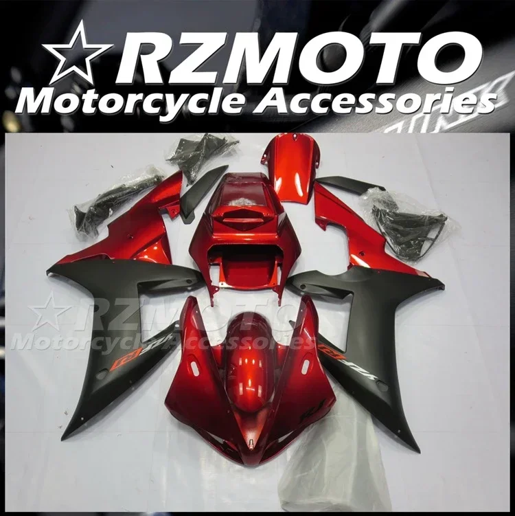 

4Gifts New ABS Whole Motorcycle Fairings Kit Fit For YAMAHA YZF-R1 2002 2003 02 03 Bodywork Set Custom Black Red