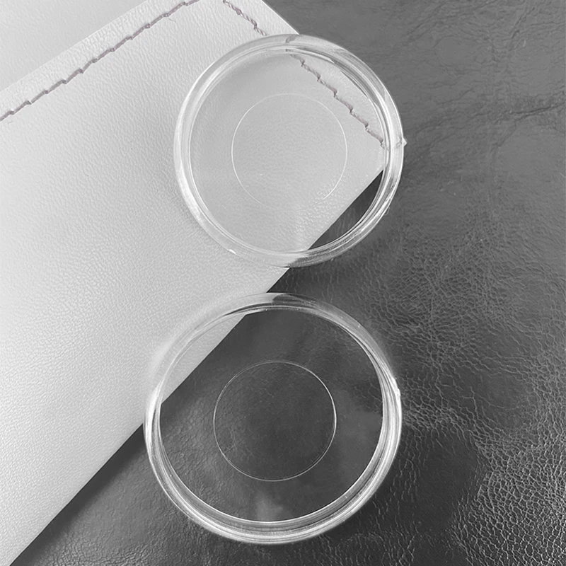 Multiple Sizes Transparent Binding Discs Loose-leaf Notebook Rings Disc Button Binder Planner DIY Scrapbook Supplies 11pcs/box