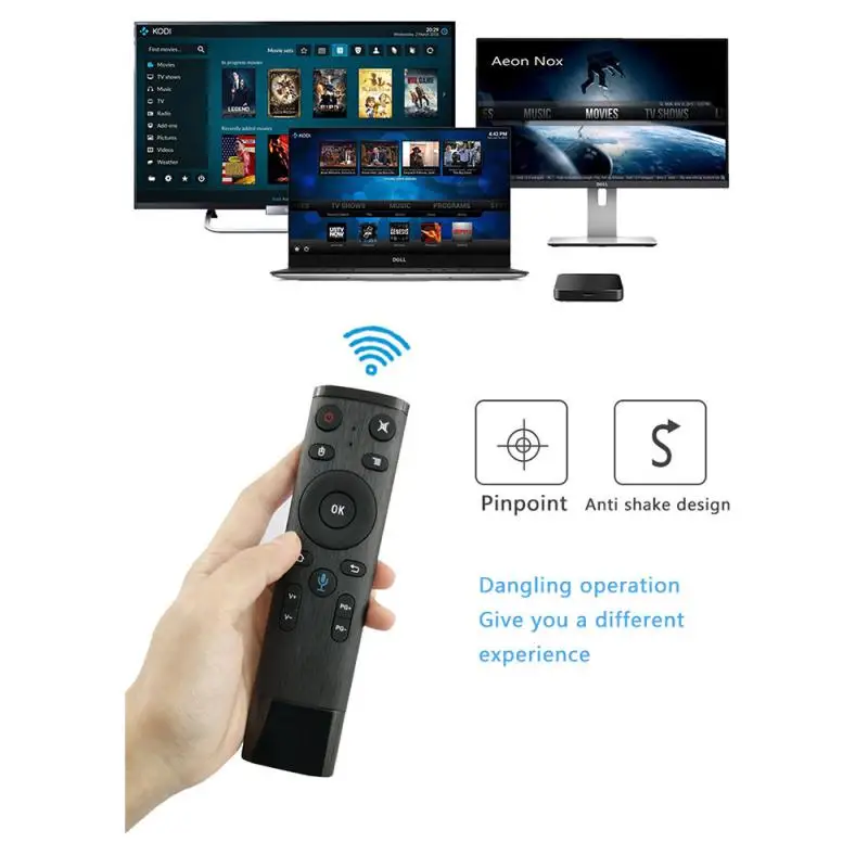 Telecomando Vocale Universale Compatibile Con Tv Led Qled 4K 8K Uhd Hdr Smart Tv