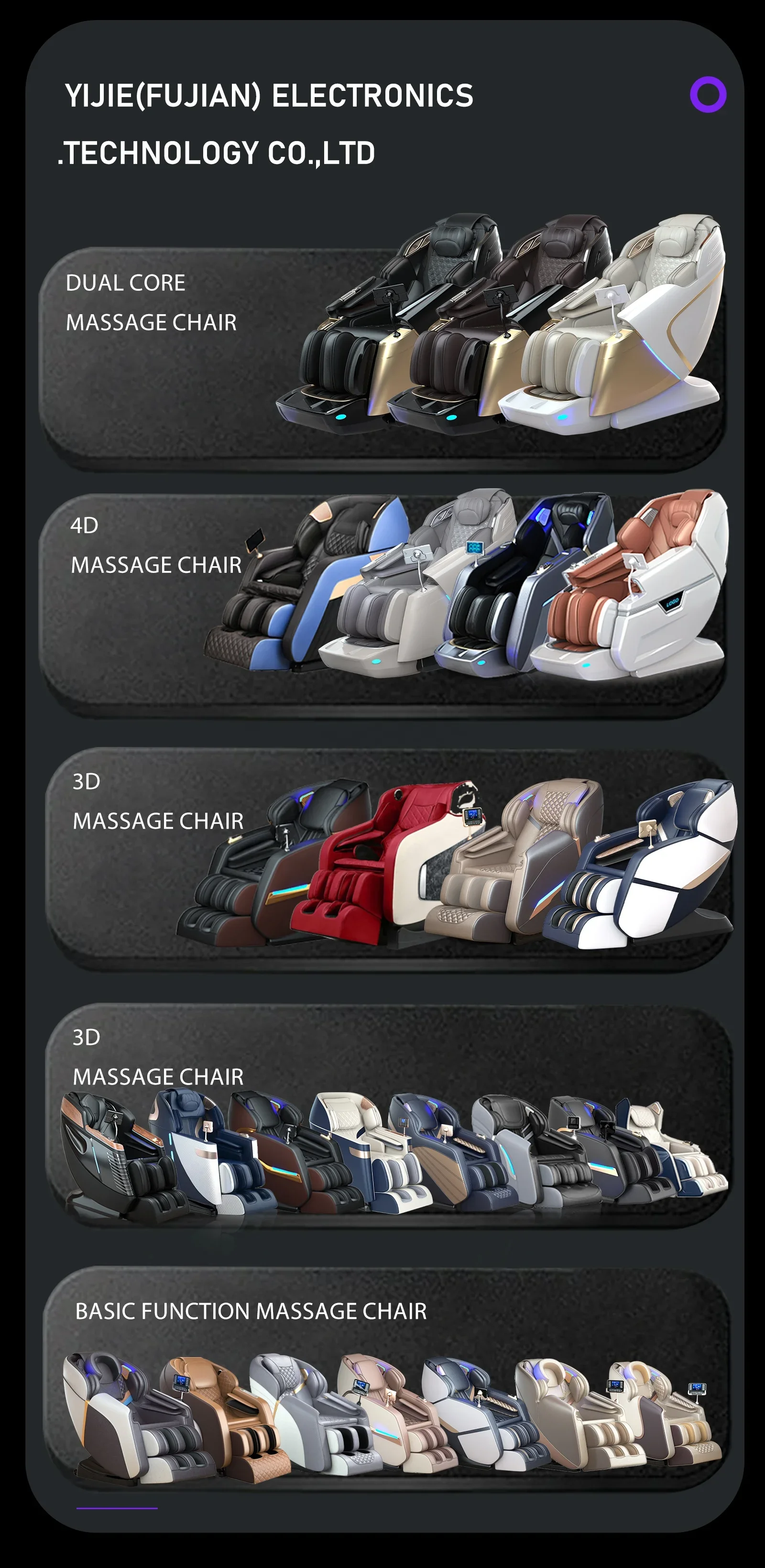 Factory Direct Massage Chair Full Body Folding Recliner Smart Chair Massager Electric Shiatsu Zero Gravity Massage Chair 2