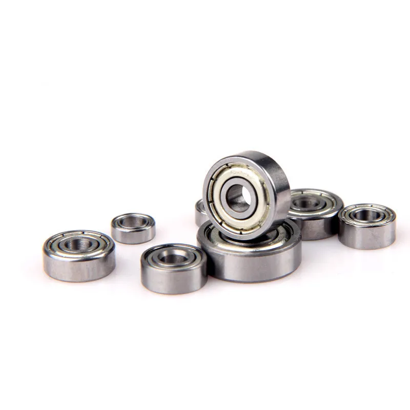 10PCS ABEC-7 Flange Ball Bearing 608zz 623zz 624zz 625zz 635zz 626zz 688zz 3D Printers Parts Deep Groove Flanged Pulley Wheel