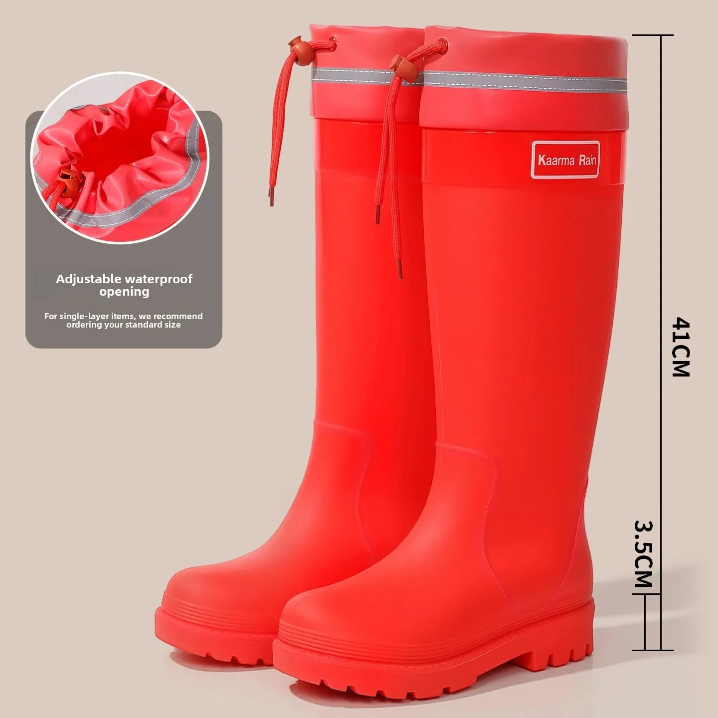 3199 red (elastic waterproof mouth)