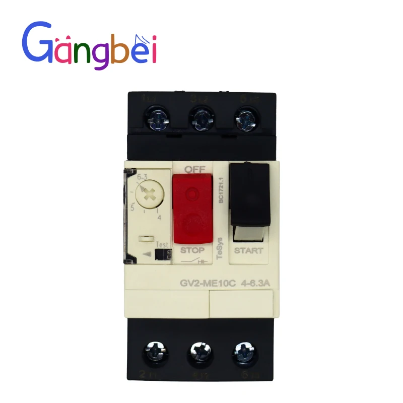 Motor switch  GV2ME series Protector Circuit Breaker Push Button 3P Thermal Magnetic Type Motor breaker MPCB