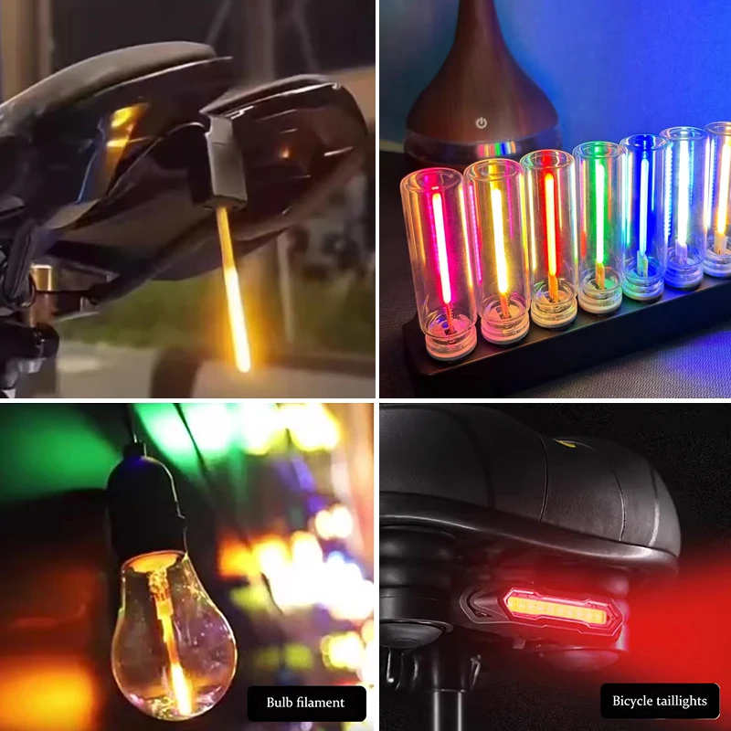 3V Meteor Flowing Water Lamp Bulb Led Filament Bicycle Taillights Navigation Decor Light Diy Lighting Accessorie for Model Toy