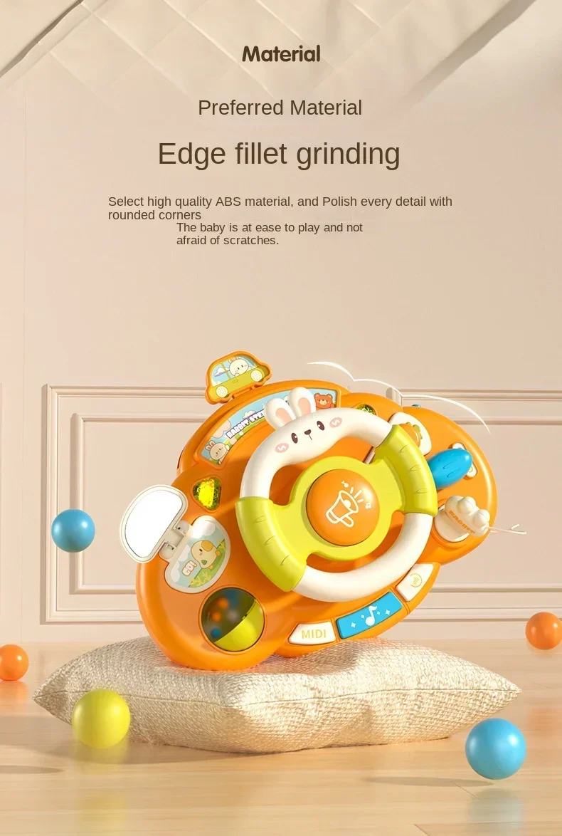 Baby Driving Steering Wheel Toy materials
