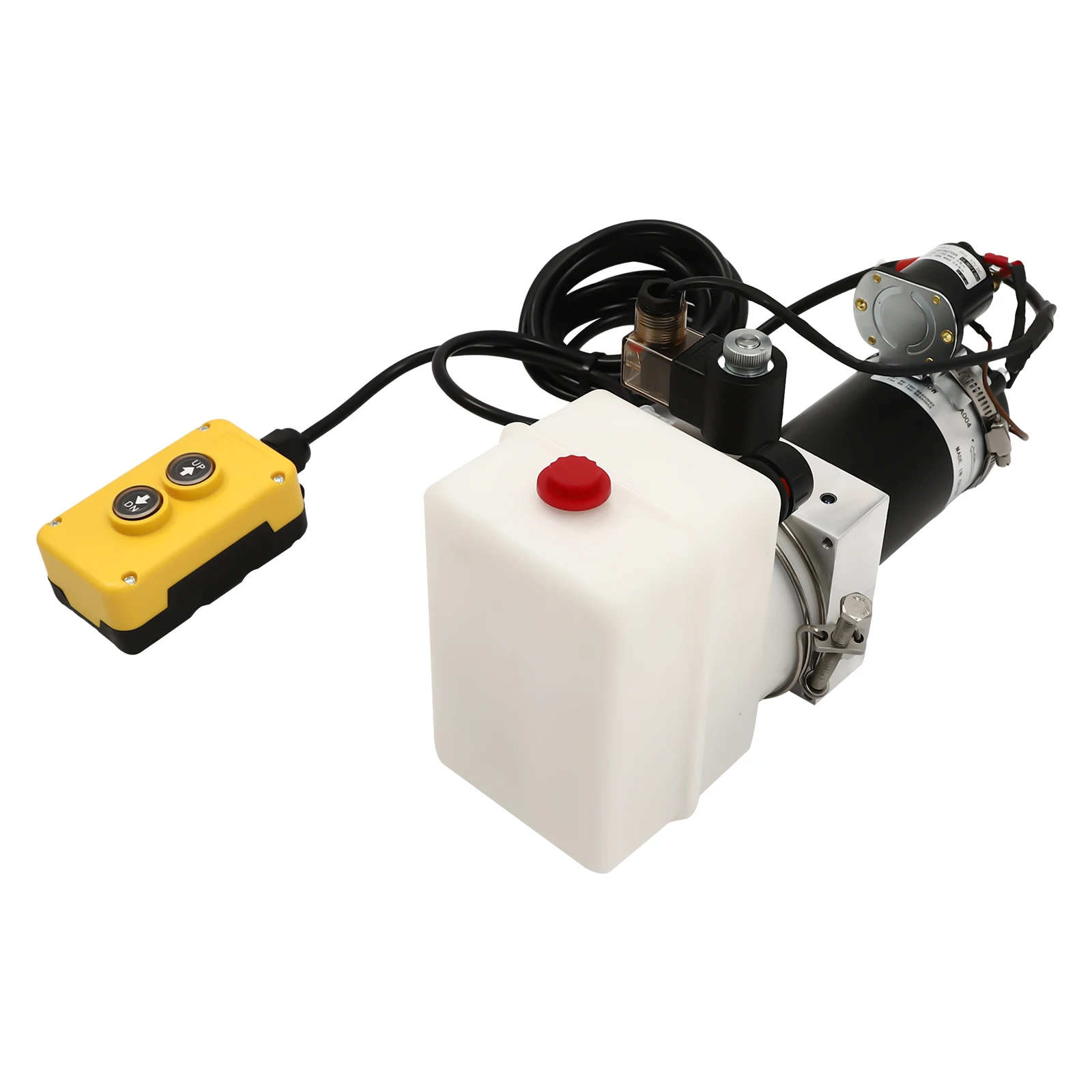 12V Hydraulic Pump Hydraulic Power Unit for Dump Truck Trailer Single Acting Pump 800W 5