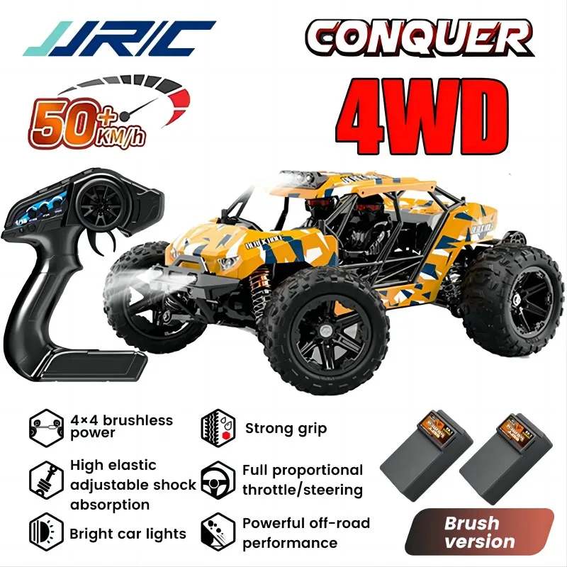 

JJRC-coche De Carreras RC 4WD Vehículo Control Remoto Alta Velocidad, Camión Monstruo Derrape, Juguetes Para Niños, C8802,70KM/H