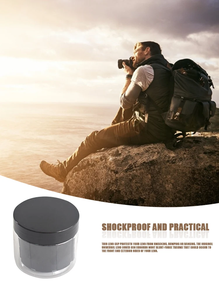 

Universal Lens Cap Water Dust Proof Lens Cap Fits 99% DSLR Lenses