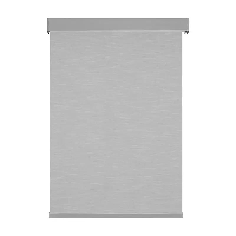 ม่านม้วนอัจฉริยะควบคุมด้วยมอเตอร์ ใช้งานร่วมกับแอป Tuya ป้องกันแสง 100% ป้องกันความร้อน ลดเสียงรบกวน ปรับแต่งได้สำหรับห้องนั่งเล่น 1