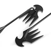 2 in 1 Garden Weeder Tools 4 Teeth Rake Manual Weed Grass Rooting Shovel Manganese Steel Loosening Soil Digging Garden Hand Tool 5
