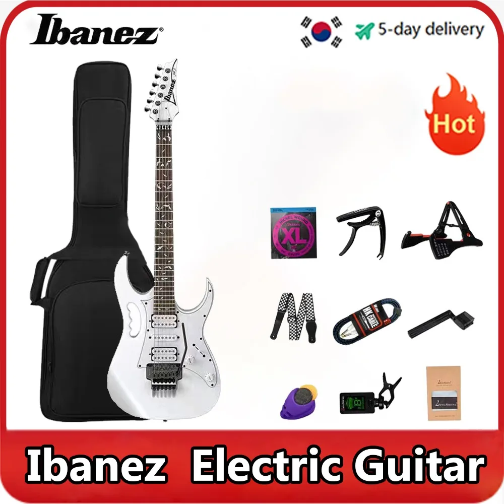 Ibanez 공식 Ibanez 일렉트릭 기타, JEMJR/JEM77P, SteveVai 시그니처 더블 락
