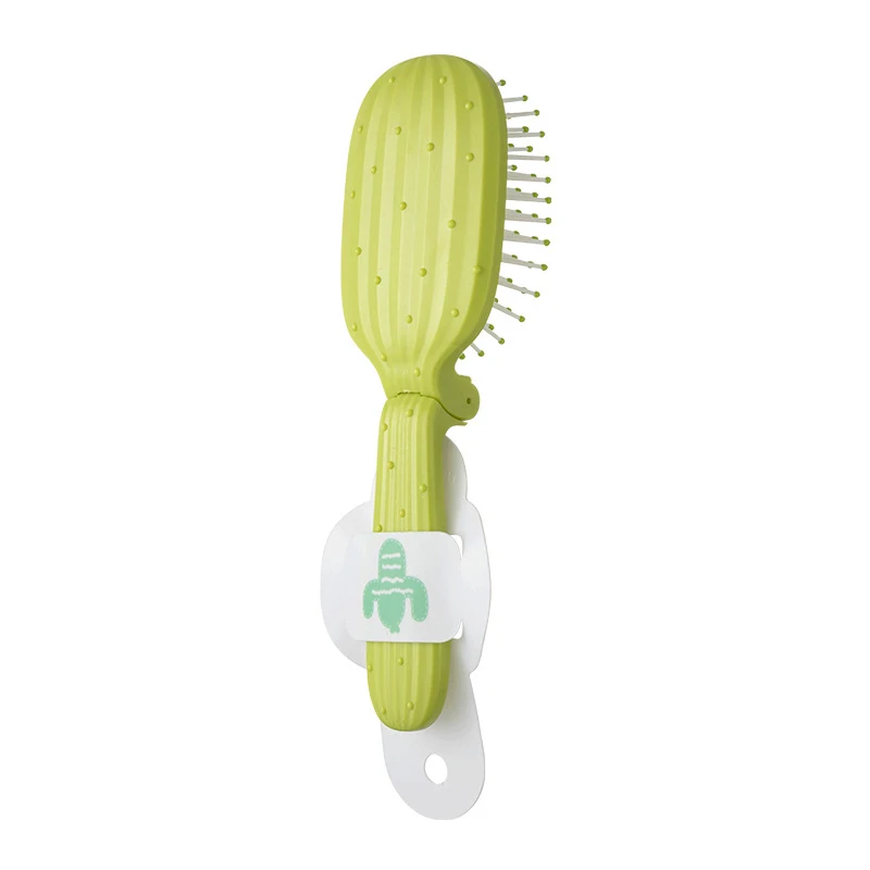 

Portable Travel Folding Air Cushion Combs Shaped Like A Cactus Massage Comb Massage Scalp Anti-static Hair Care Brushes Combs