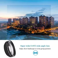 Daily Phone Camera Lens 0.45X Ultra Wide Angle + 12.5X Macro Lens Universal Clip-On Camera Lens For Most Smartphones - Image 4