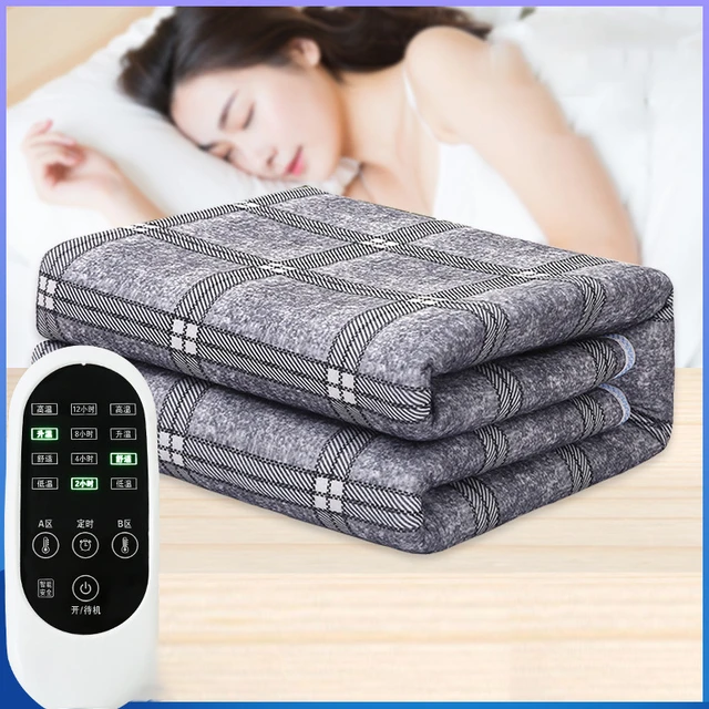 2022 New Winter Electric Blanket 150*180cm Thicker Heater Single Double  Body Warmer Mattress Thermostat Keep Warm Waterproof - AliExpress