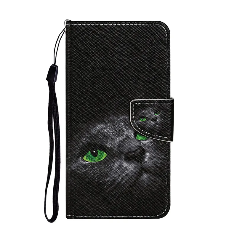 Leather Flip Wallet Case with Card Slots