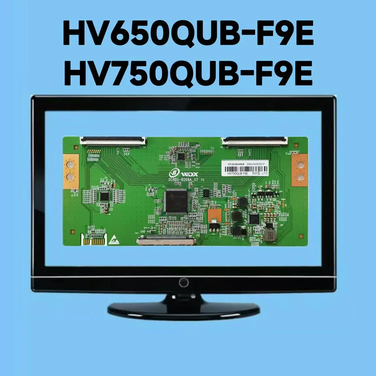 새로운 오리지널 HV750QUB-F9E HV650QUB-F9E 로직 보드 4K