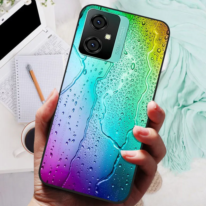 Silicone Soft Lions Cat Black Bumper Protective Case Cover
