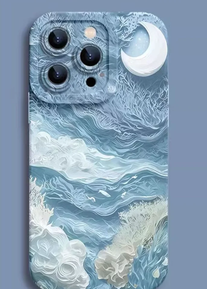 15 Custodia per telefono Promax nuova tutto compreso anti caduta iPhone 14 personalità creativa 13 acquerello artistico_voghion.com