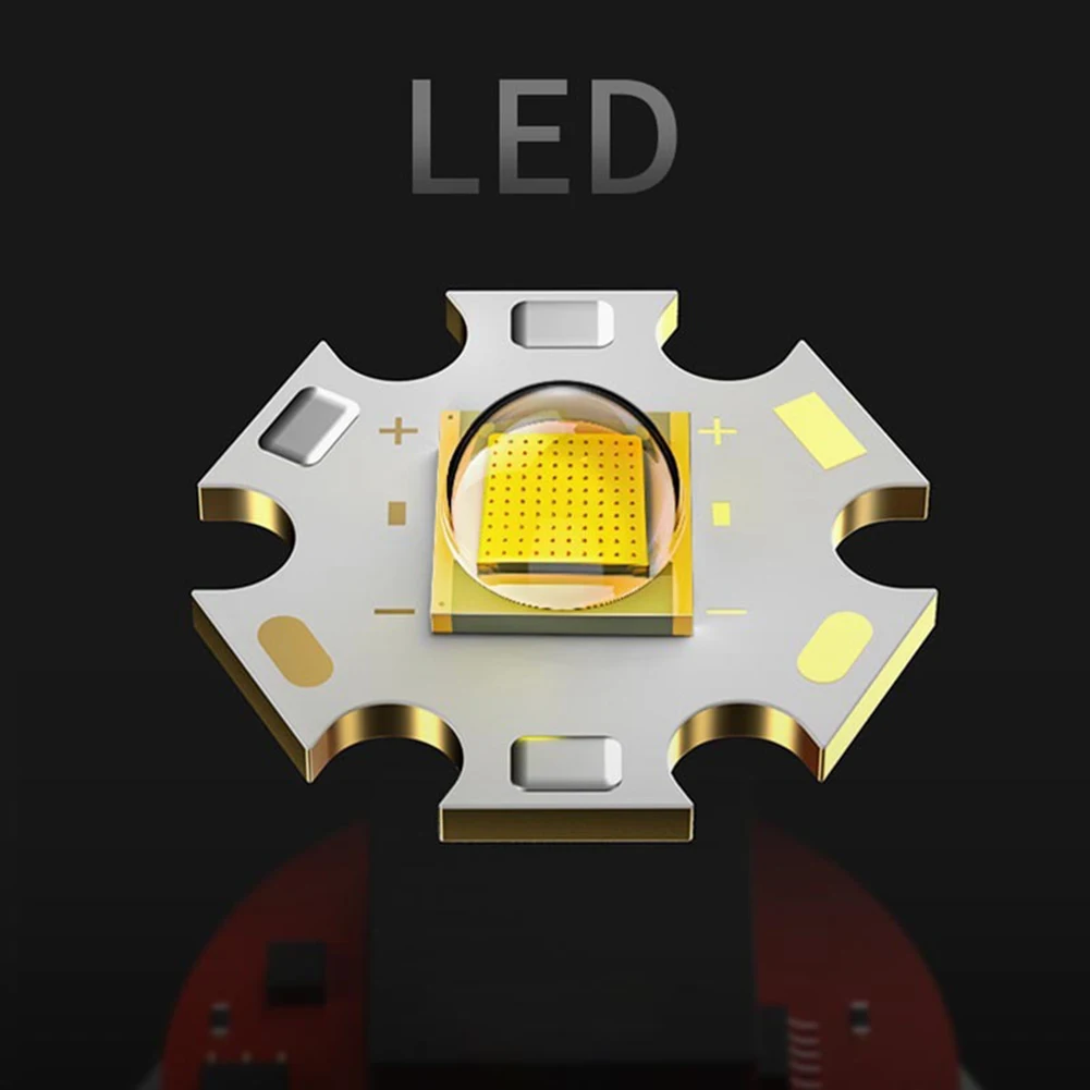 LED SMD Pocket Flashlight Rechargeable Portable EDC Flashlight with Clip Torch Light Luminous for Camping Hiking Emergency