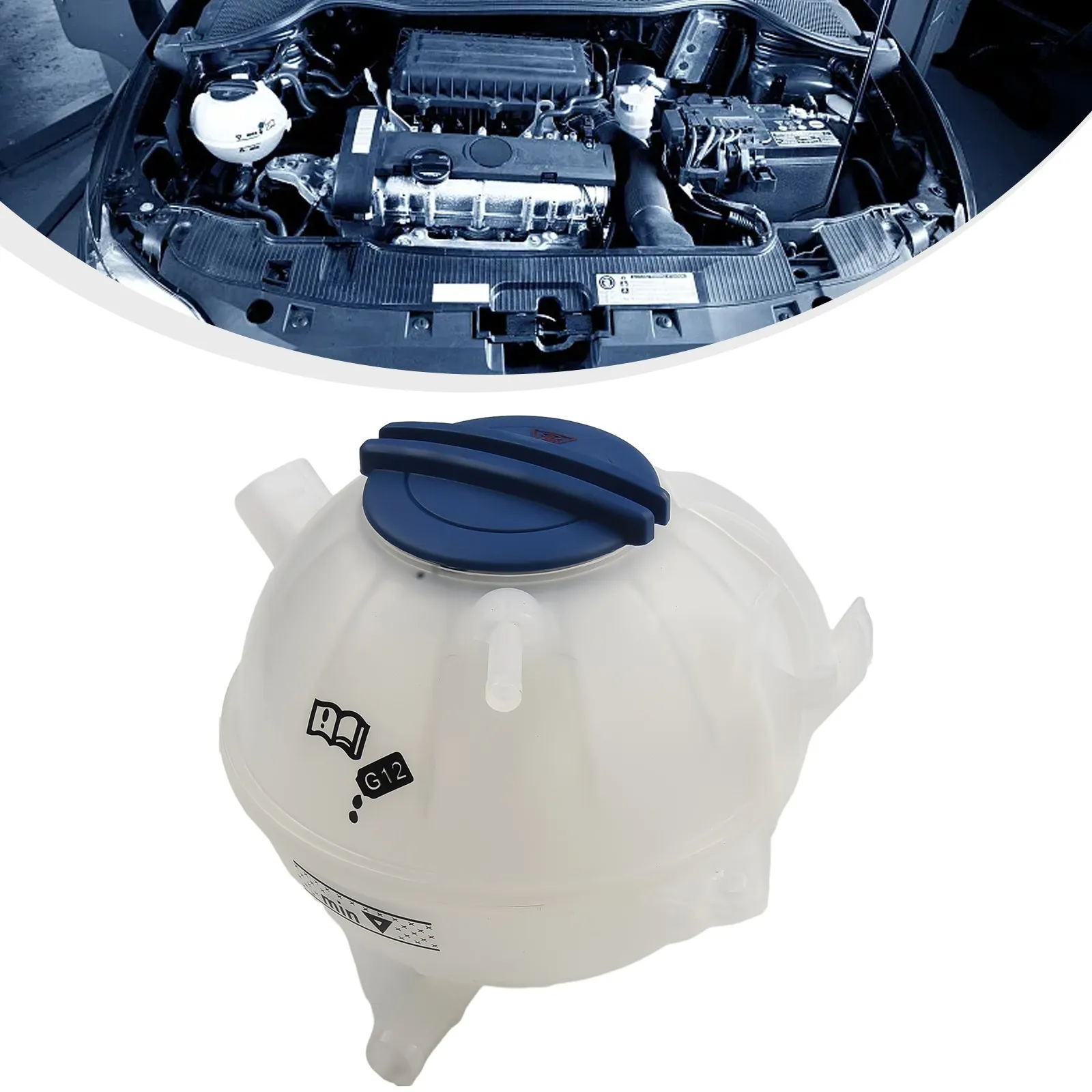 

Резервуар охлаждающей жидкости радиатора двигателя с крышкой для гольфа для MK6 1K012140 7A пластиковые автомобильные аксессуары