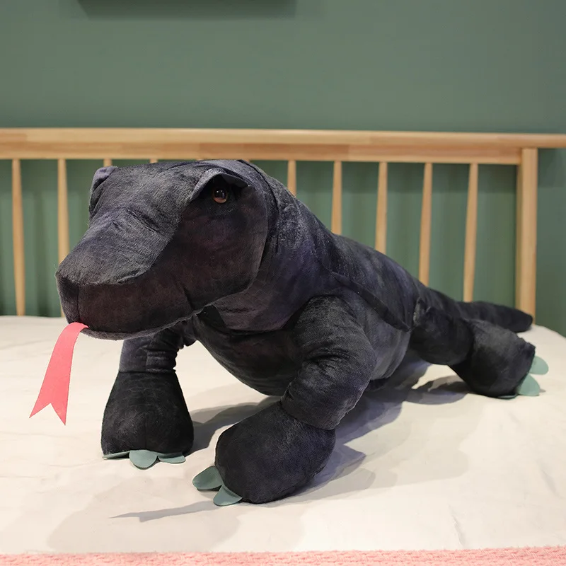 

1pc 40/60/80CM Simulation Komodo Dragon Plush Toys Life Like Lizard Dolls Stuffed Soft Animal Pillow Creative Gift for Boys Kids