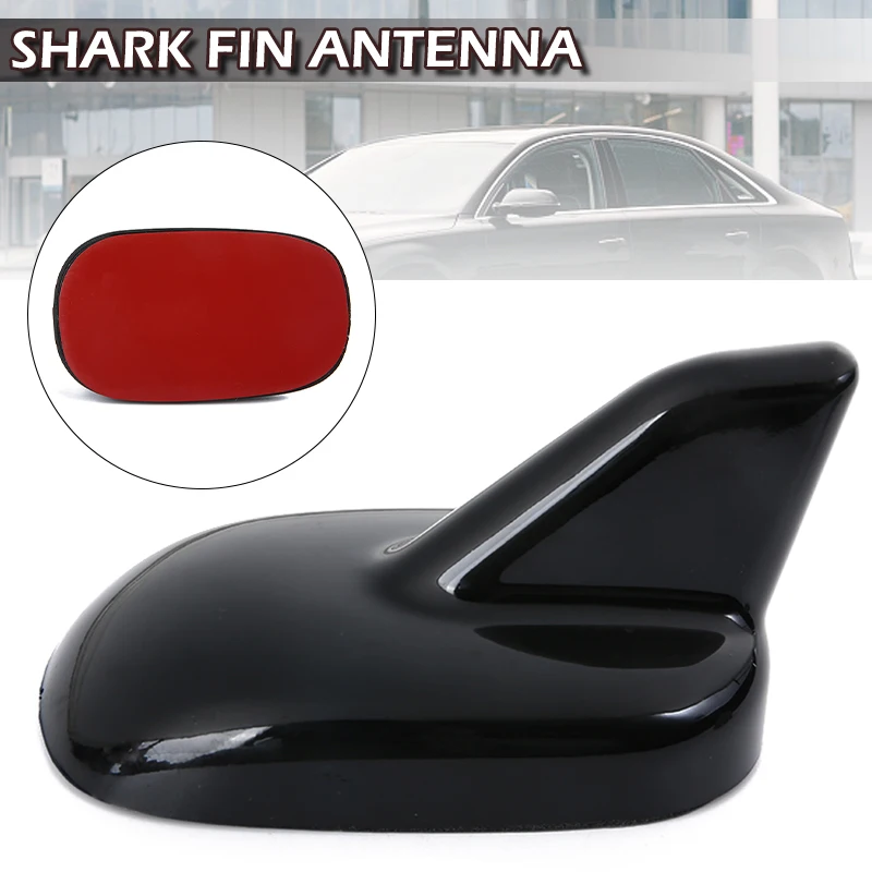 

Universal Black Car Antenna Automobile Roof Radio AM/FM Signal Shark Fin Style Aerial Replacement Decor Accessories