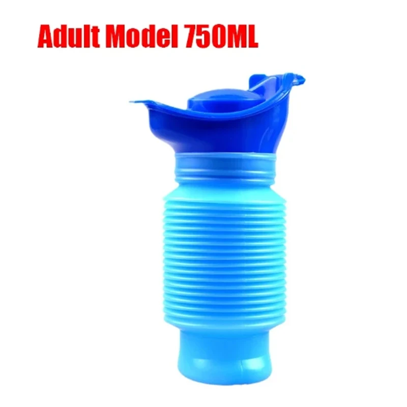 

750ml urinal car urinal outdoor standing urine emergency travel portable reusable shrink camping toilet urine leakage