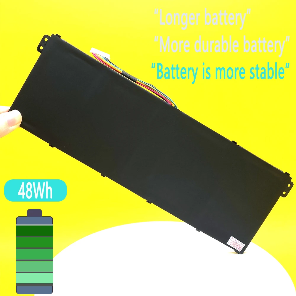 Nova Ac14b8k Ac14b3k para Acer E3111 E3-112 Es1511 Es1-512 E5771g Cb3-111 Cb5311 V3-111 V3-371 Es1-711 Bateria do Portátil 15.2v - Imagem 2